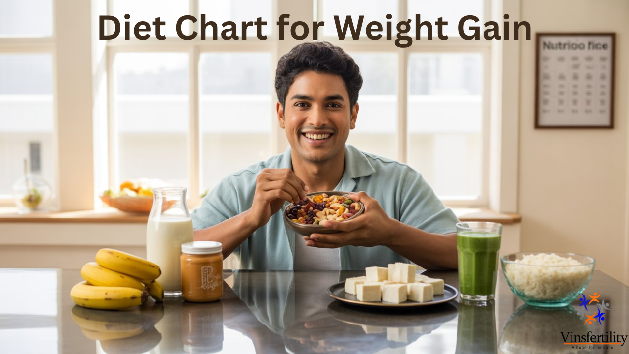 Diet Chart for Weight Gain in Hindi | High Calorie Diet | Potassium Rich Foods